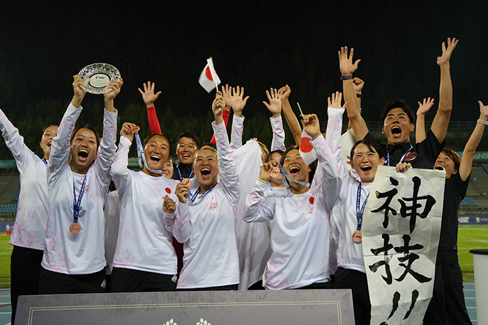 【フラッグ世界選手権DAY4】女子日本代表、劇的逆転で堂々の銅メダル獲得