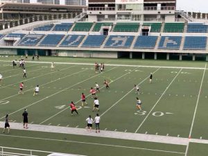 フラッグフットボール日本代表候補ミニキャンプの様子12