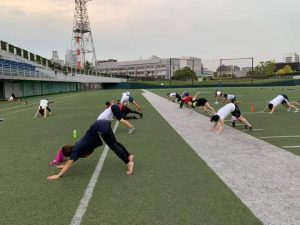 フラッグフットボール日本代表候補ミニキャンプの様子14