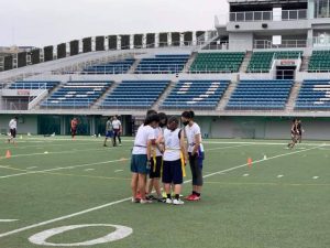 フラッグフットボール日本代表候補ミニキャンプの様子16