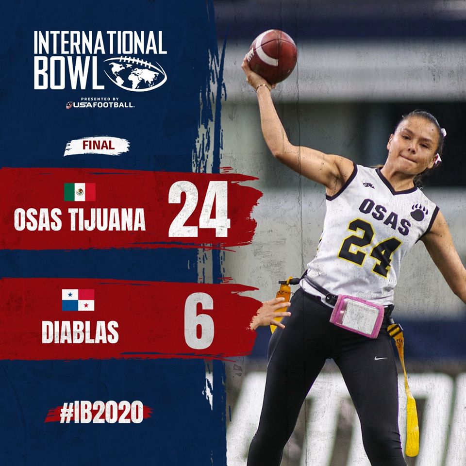 International Bowl 2020 Women’s FLAG finalの様子