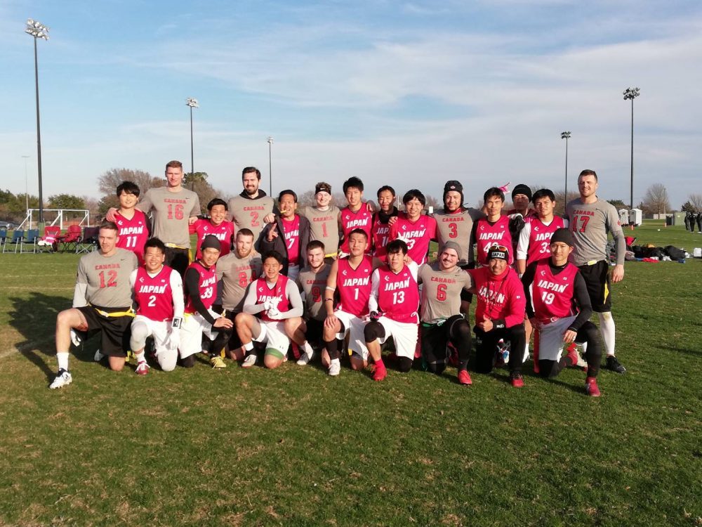 Team JapanとCanada Whiteの選手