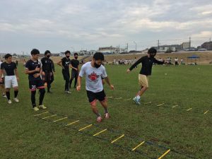 フラッグフットボール日本代表候補ミニキャンプの様子3